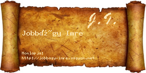 Jobbágy Imre névjegykártya